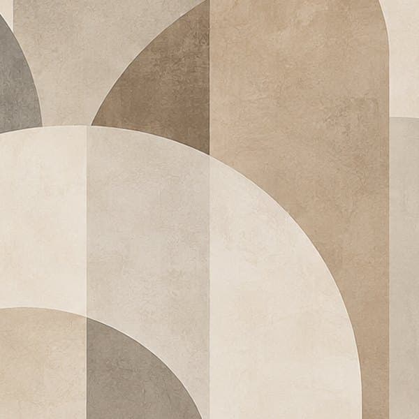 Detail: bogen in zand en antraciet
